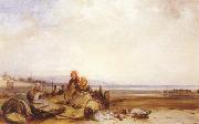 Richard Parkes Bonington Beach in Normandy (mk22) oil painting reproduction